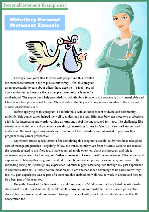 midwifery personal statement tips