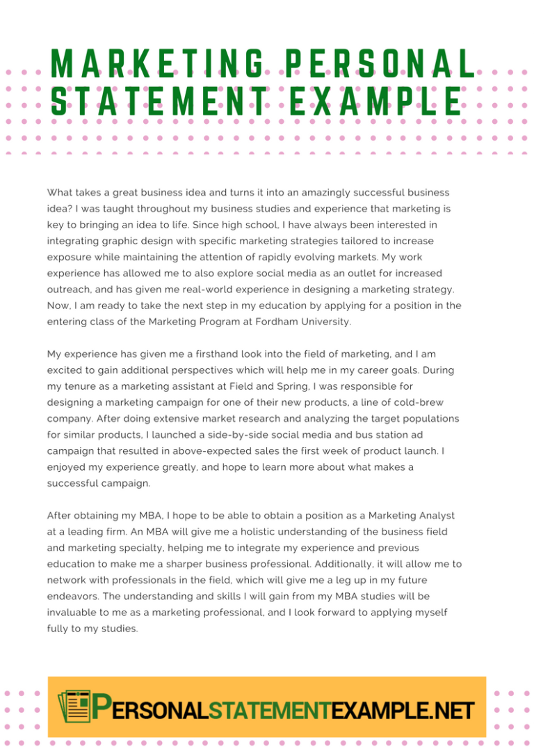 communication design personal statement