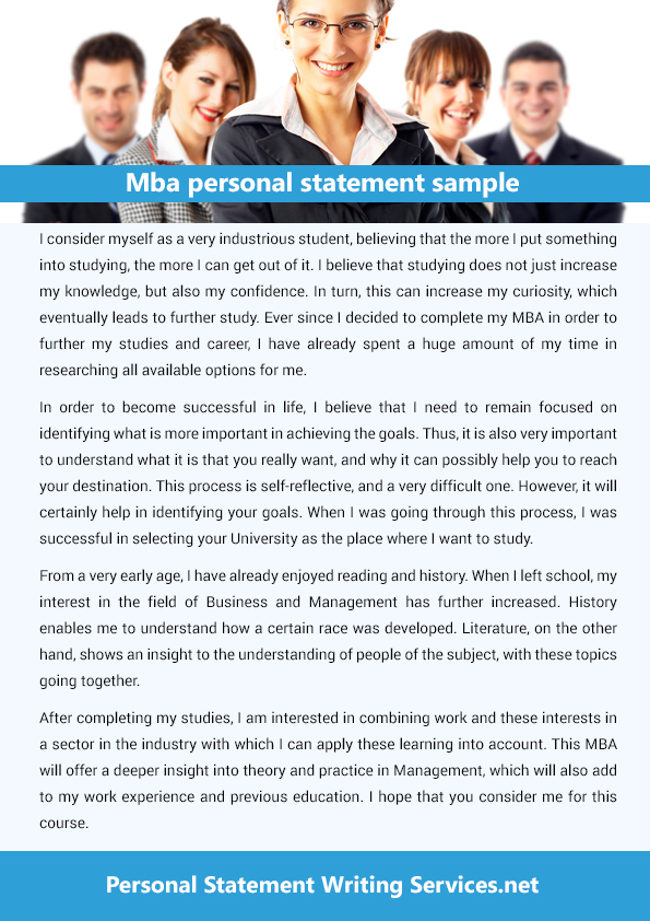 personal statement examples for business development manager