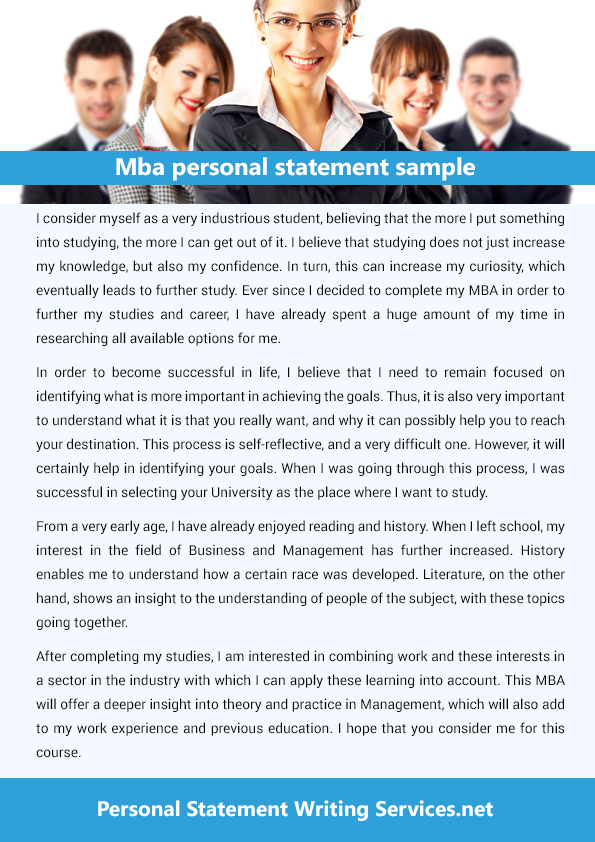 Business Management Personal Statement Example